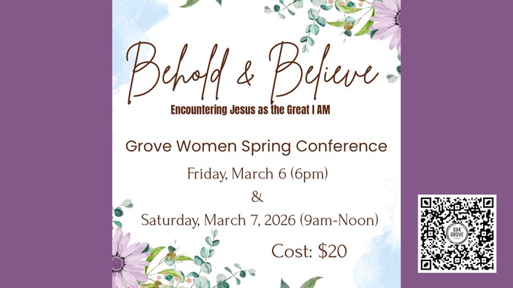 2026 Grove Women's Spring Retreat logo