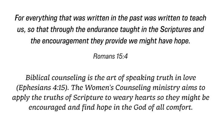 Women's Counseling Interest logo