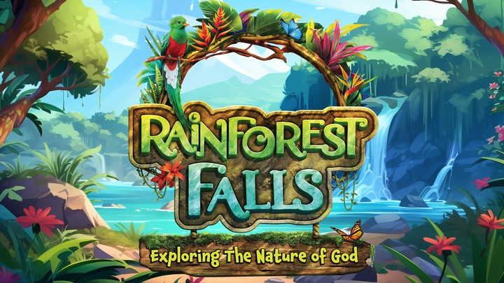 VBS Rainforest Falls 2026 logo
