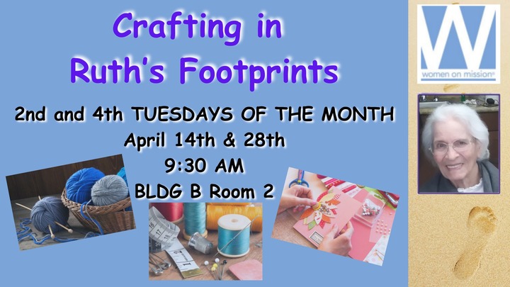 Crafting in Ruth's Footprints logo