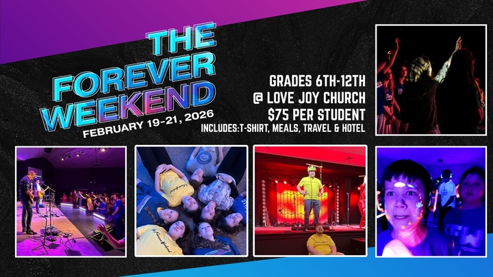 The Forever Weekend (Rooted Youth Ministry) logo