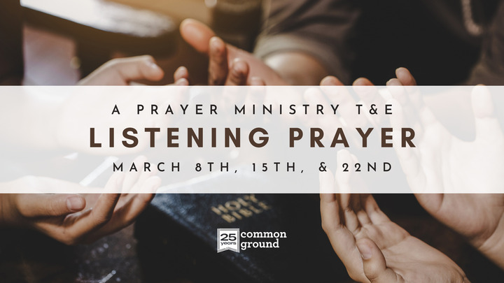 Prayer Ministry T&E • Listening Prayer logo