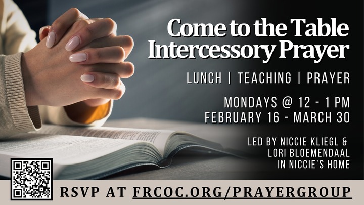 Come to the Table: Intercessory Prayer Group logo