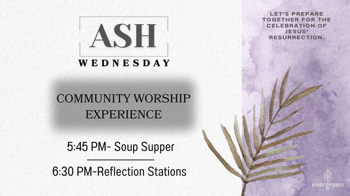 Ash Wednesday Community Worship Experience logo