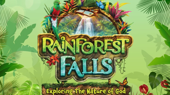 VBS 2026: Rainforest Falls logo
