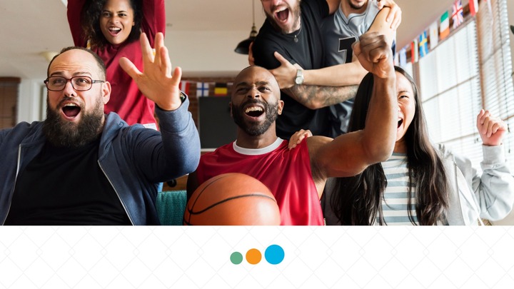 Young Adult March Madness Watch Party logo