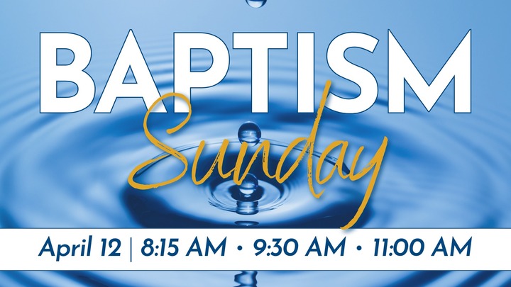Baptism Sunday logo