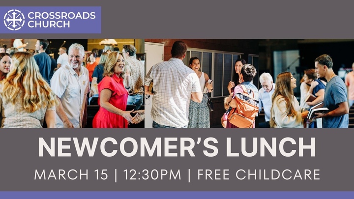 Newcomer's Lunch- March 2026 logo