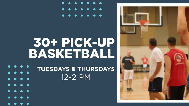 30+ Adult Pick-Up Basketball  logo