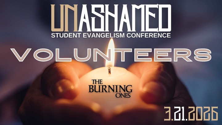 Volunteers - UNASHAMED Student Evangelism Conference logo