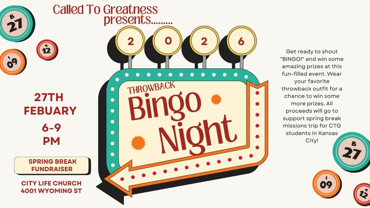  CTG Bingo Night logo
