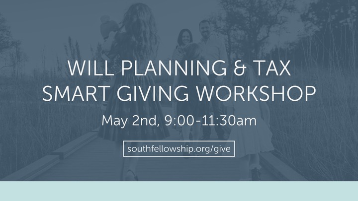 Will Planning & Tax Smart Giving Workshop logo