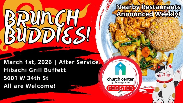 3.1 Brunch Buddies at Hibachi Grill Buffet, 5601 W 34th logo