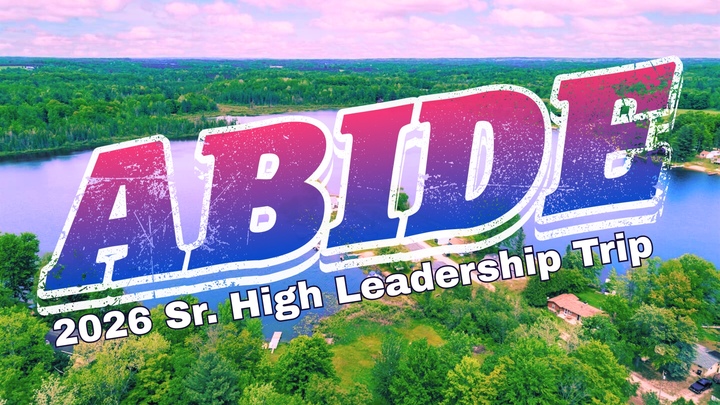 Abide: 2026 Senior High Leadership Trip logo
