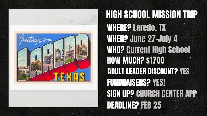 Apex High School Mission Trip 2026 logo