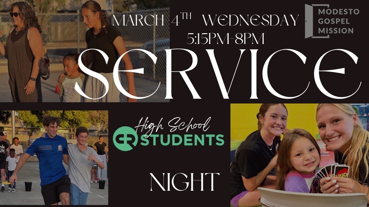 High School Modesto Gospel Mission Service logo