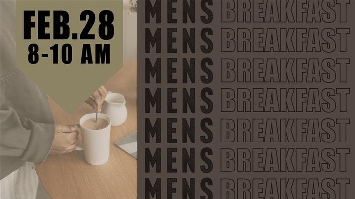 Men's Breakfast, 28 February 2026 0800-1000 logo