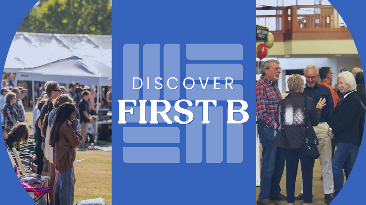 Discover First B logo