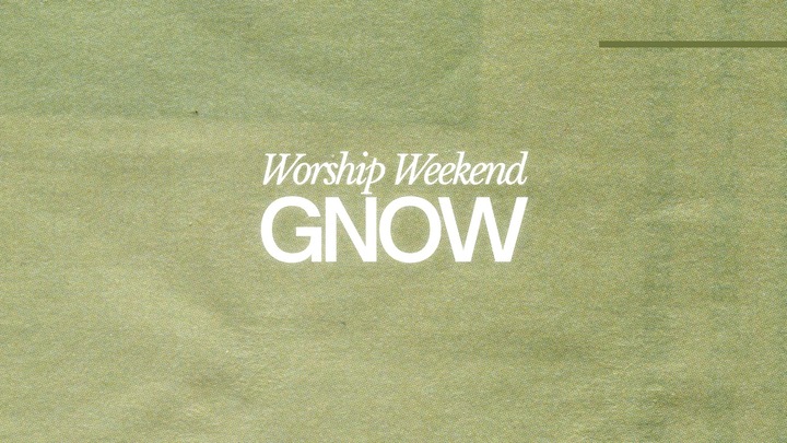 GNOW - Student Worship Weekend  logo