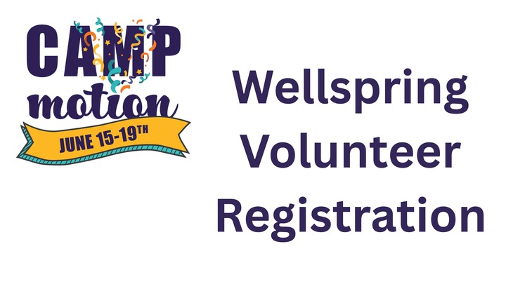 Camp Motion Volunteers 2026 logo