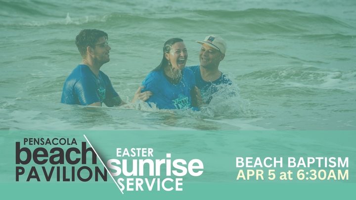Easter Sunrise Beach Baptism logo