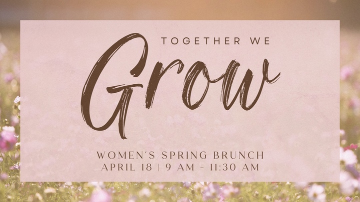 Women's Spring Brunch- Together We Grow logo