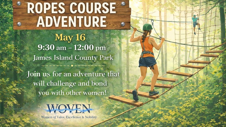WOVEN - Ropes Course logo