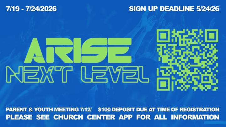 Arise Youth Conference 2026 Next Level 