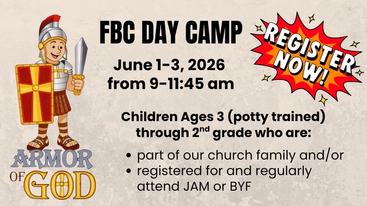 FBC Day Camp 2026 logo
