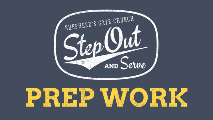 Step Out & Serve Prep Work logo