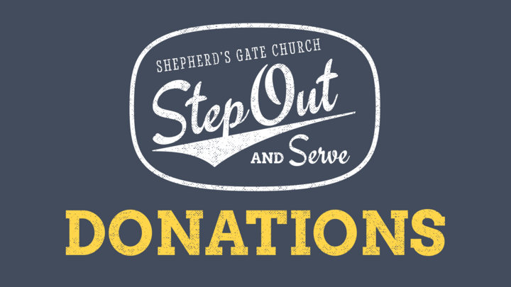 Step Out & Serve Donations logo