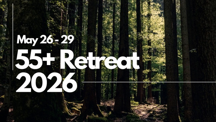 55 Plus Retreat 2026 logo