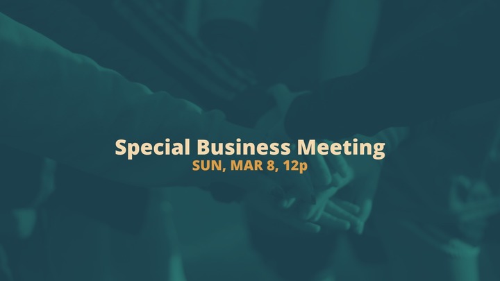 Special Business Meeting logo