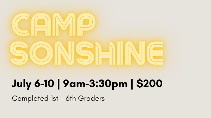 Camp Sonshine 2026 logo