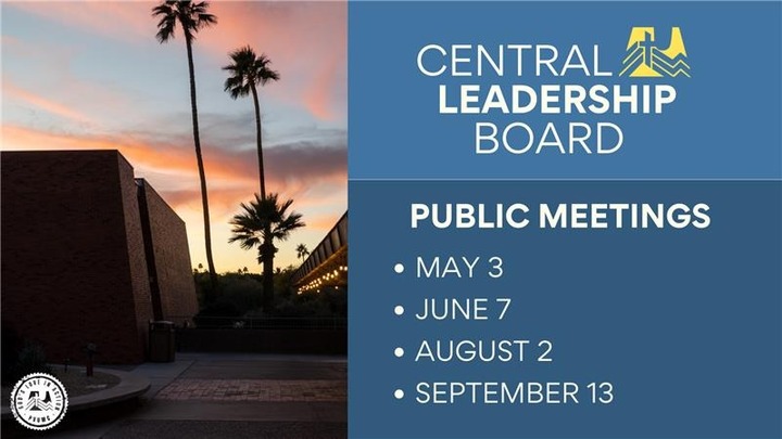Central Leadership Board Public Meetings logo