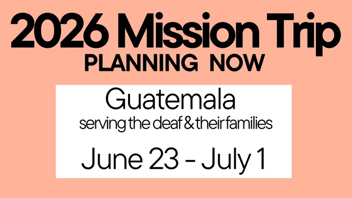 Mission Trip 2026 - Guatemala logo