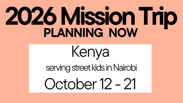 Mission Trip 2026 - Kenya logo
