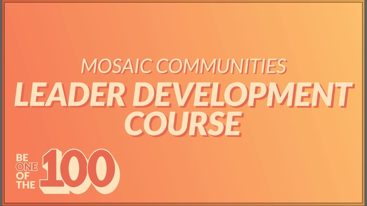 Mosaic Communities Leader Development Course logo