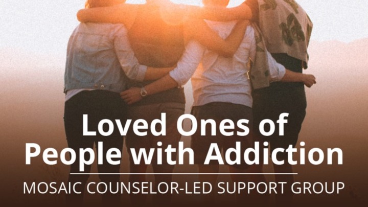 Mosaic Counselor-Led Support Group :: Loved Ones of People with Addiction logo