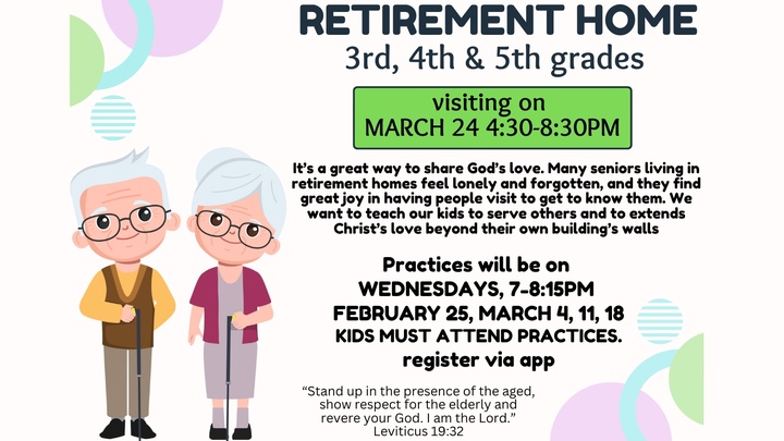 Retirement home 3-5th graders logo