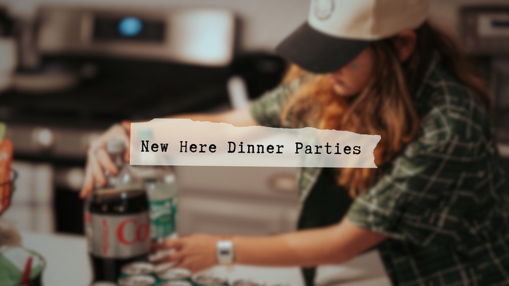 Sign up for a New Here Dinner Party logo