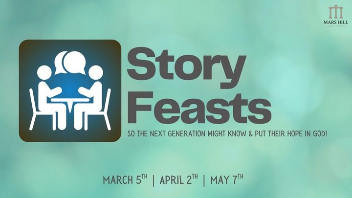 Spring Story Feasts | Mobile Campus logo