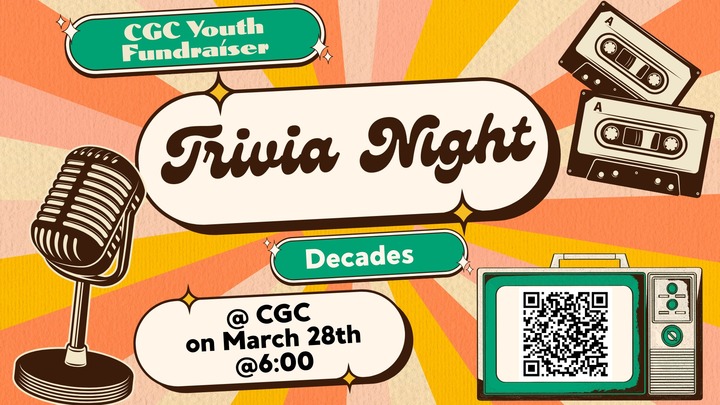 CGC Decades Trivia Night logo