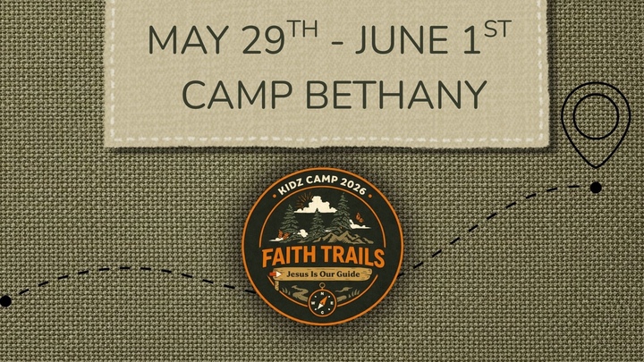 Kidz Camp 2026: Faith Trails logo