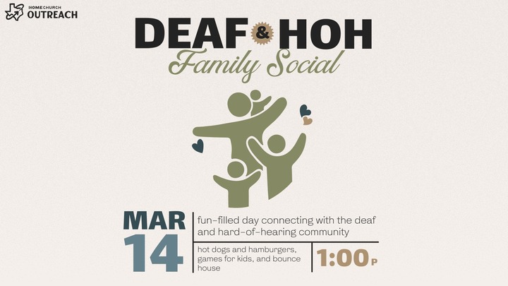 Home Church Deaf/HOH Family Social logo