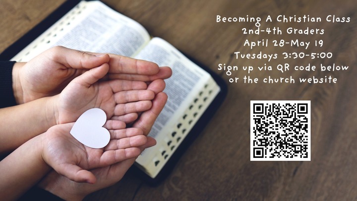 Becoming a Christian Class logo