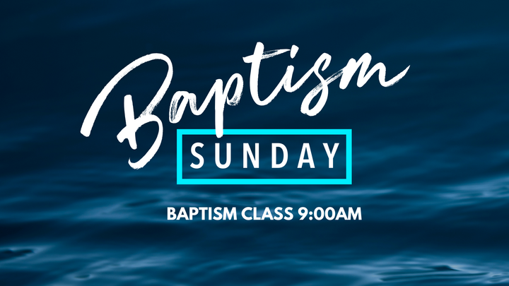 Baptism Sunday logo