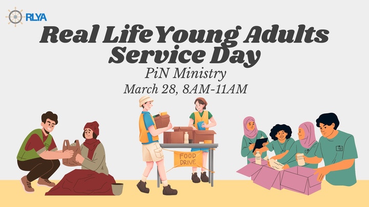 Real Life Young Adults PiN Serving Day logo