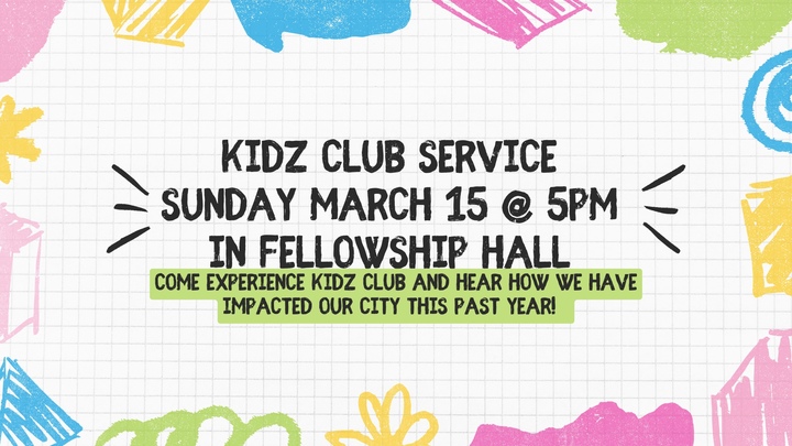 Kidz Club Sunday logo