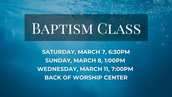 Baptism Class logo